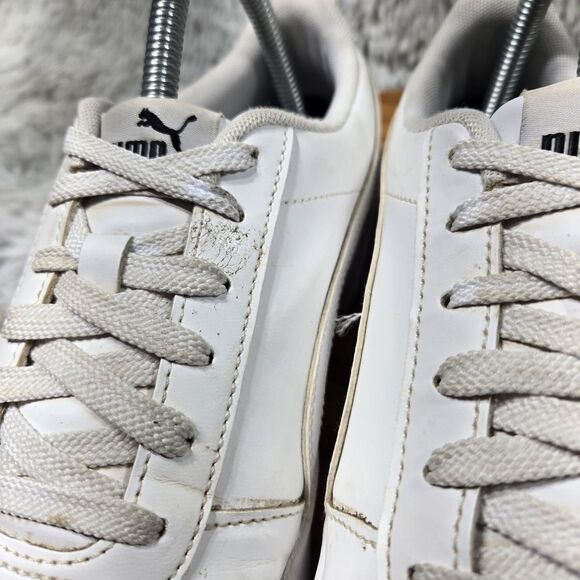 Puma Carina Womens Size 8 Retro White Casual Lowtop Shoes Sneakers 374107-01 - Picture 6 of 10